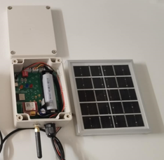 GSM teploměr se solárním panelem