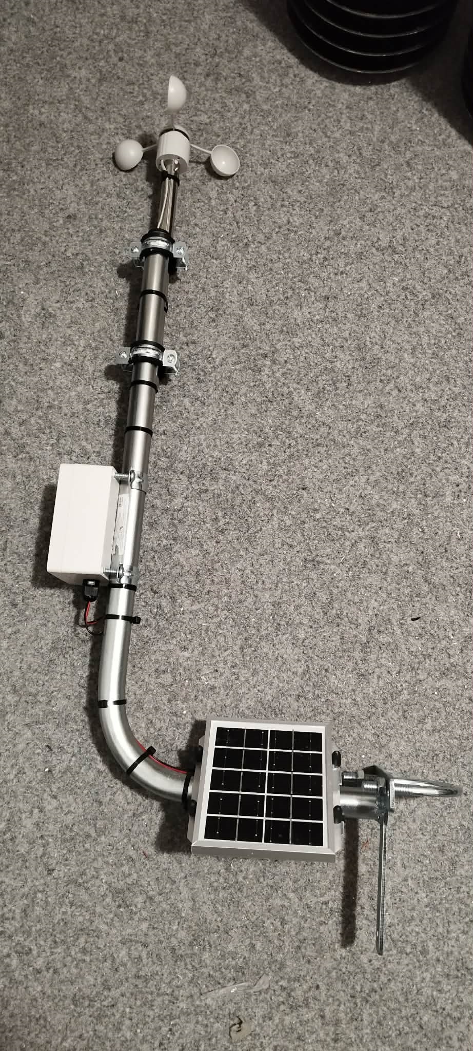 Wi-Fi anemometr na držáku (čidlo větru)